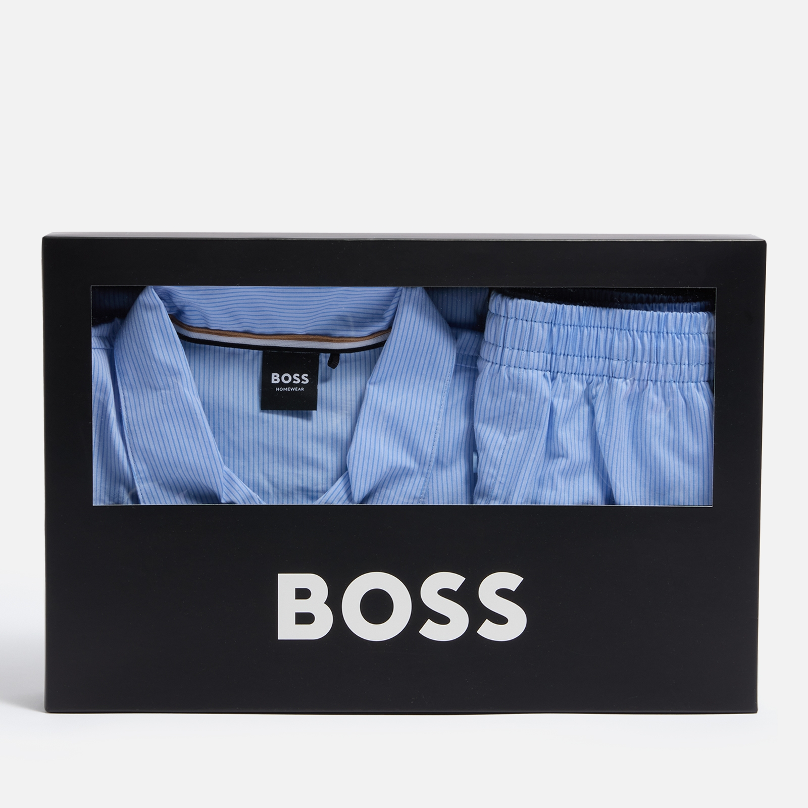 BOSS Bodywear Cooper Striped Poplin Pyjama Set - S