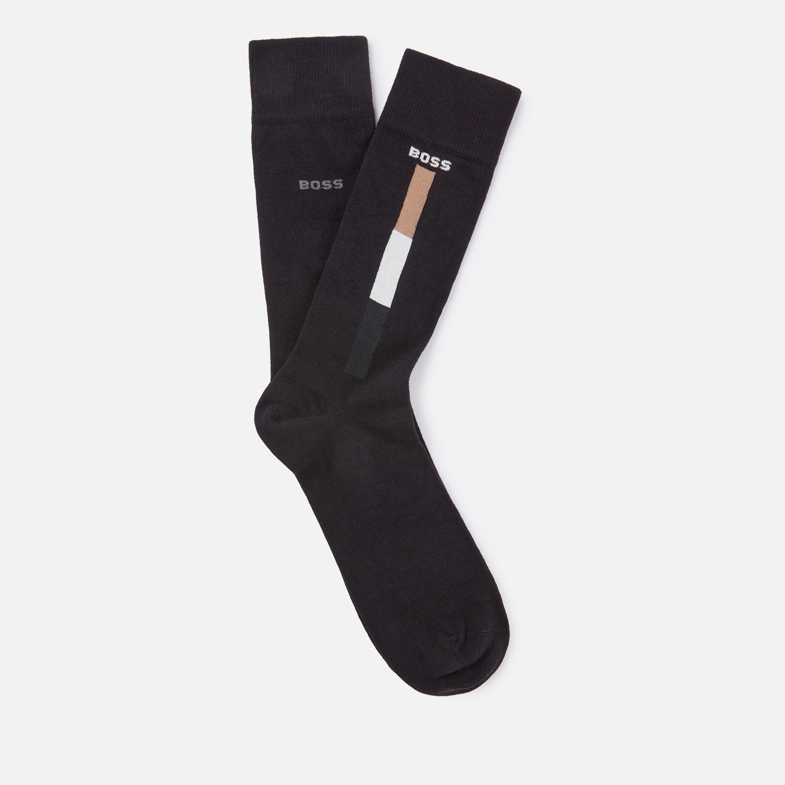 BOSS Bodywear 2 Pack Iconic Stripe Sports Socks - UK 7-UK 11
