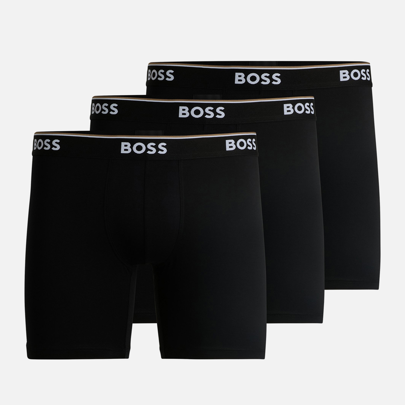 BOSS Bodywear 3-Pack Power Jersey Long Boxer Breifs - L