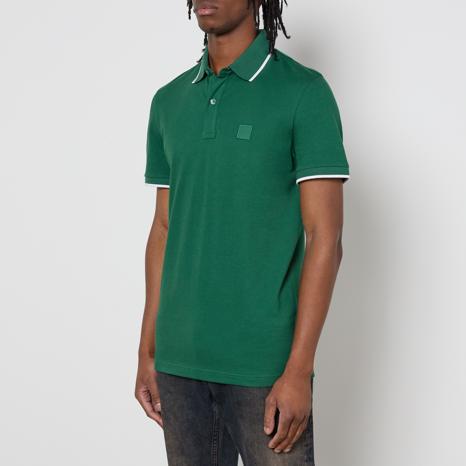 BOSS Orange Passertip Stretch Cotton-Piqué Polo Shirt - XXL