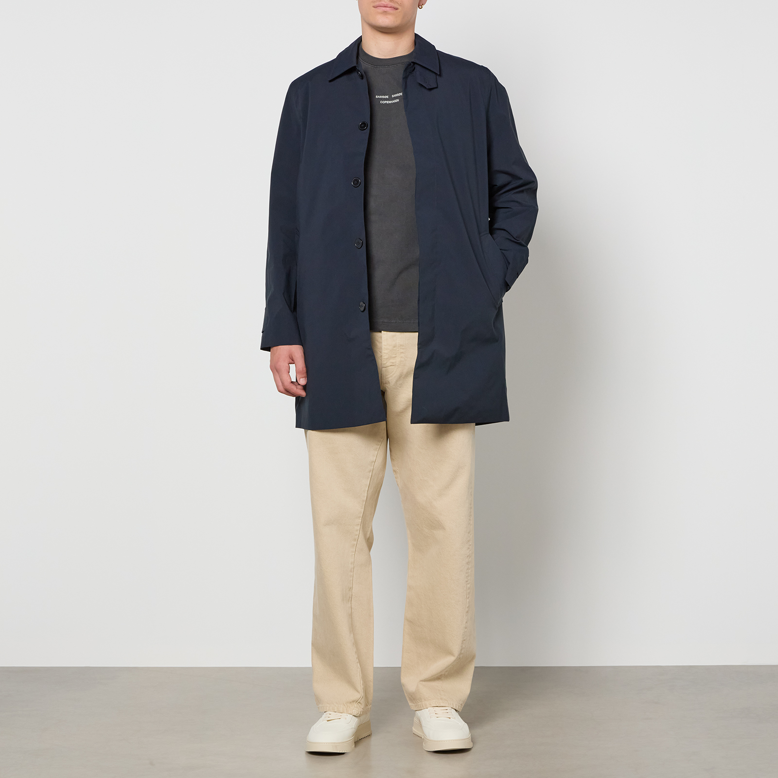 Samsøe Samsøe Sabo X Gabardine Trench Coat - L