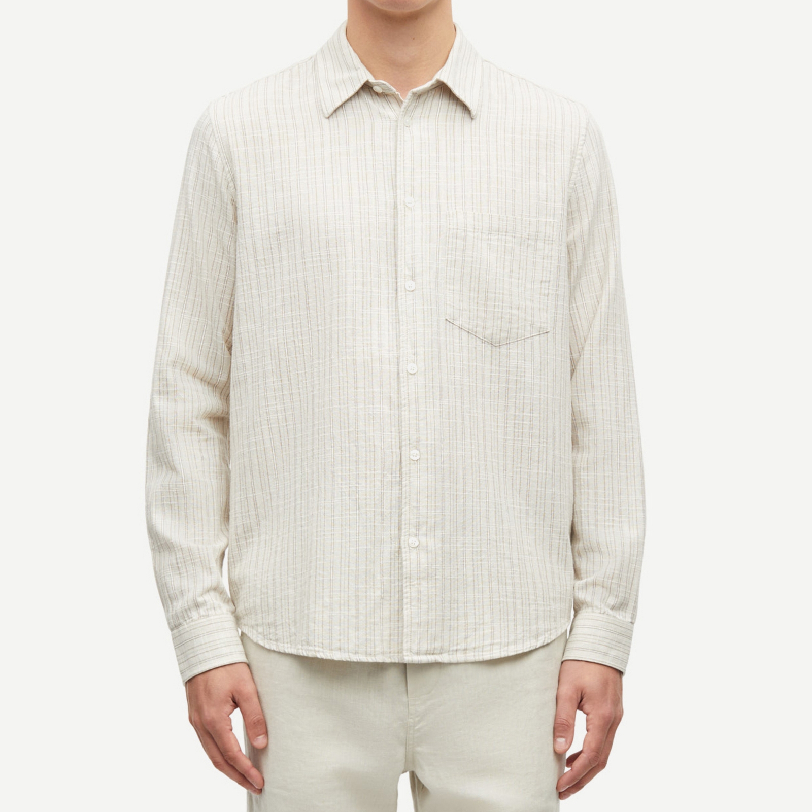 Samsøe Samsøe Liam FP Cotton-Blend Shirt - XXL