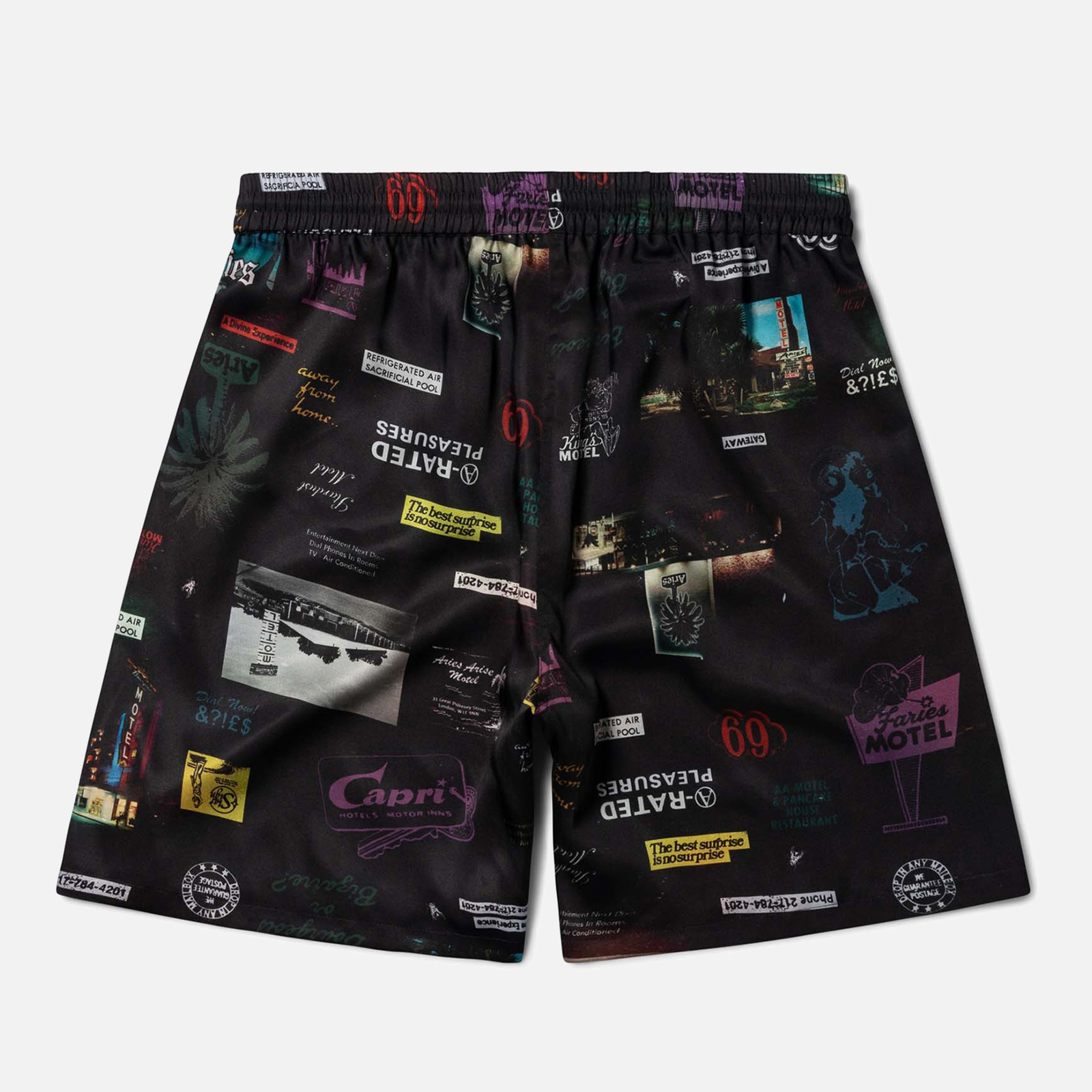 ARIES Motel Luxe Viscose-Blend Shorts - S