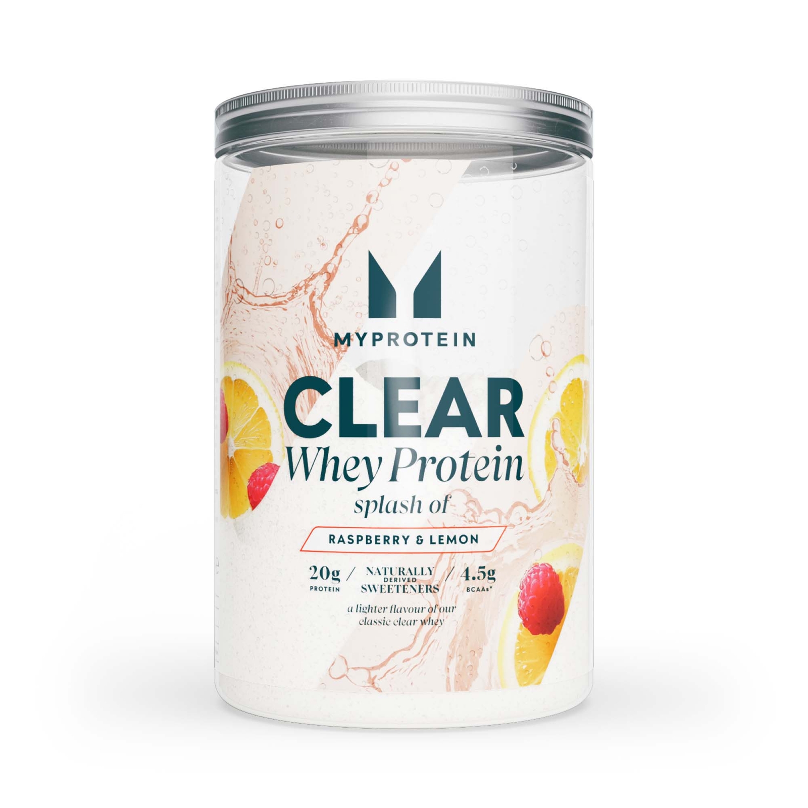 5059883482835 - Clear Whey Splash - 15 servings - 435g - Raspberry & Lemon