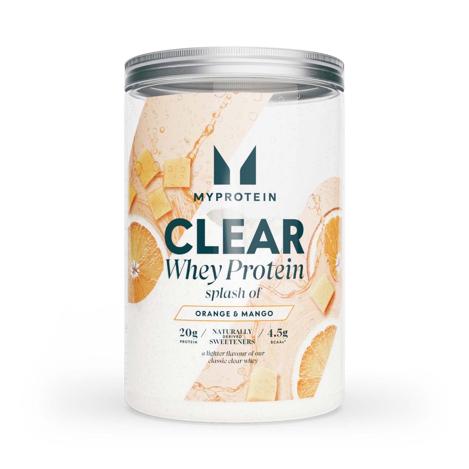 5059883482828 - Clear Whey Splash - 15 servings - 435g - Orange & Mango