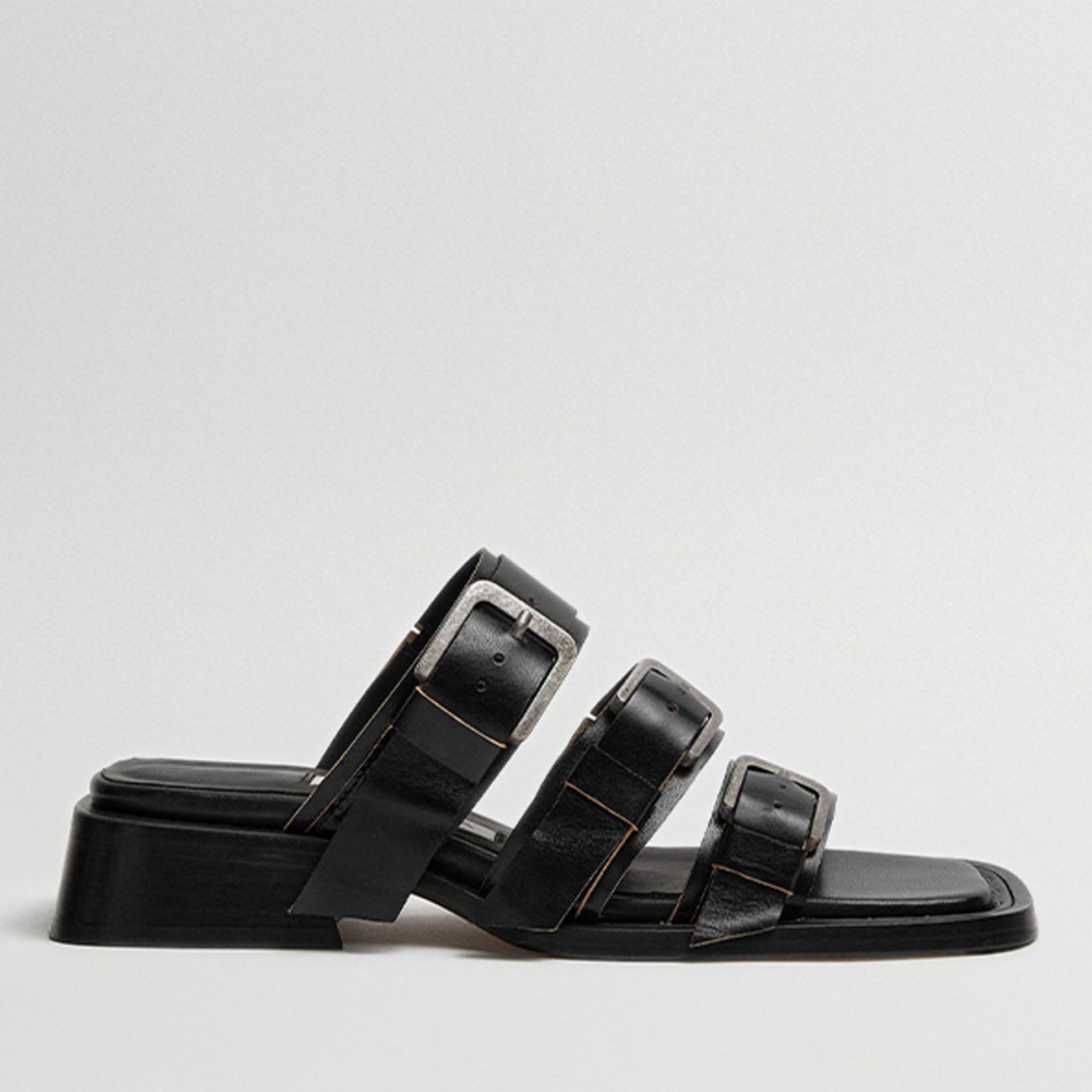 Miista Women's Lordette Leather Block Heeled Sandals - UK 8