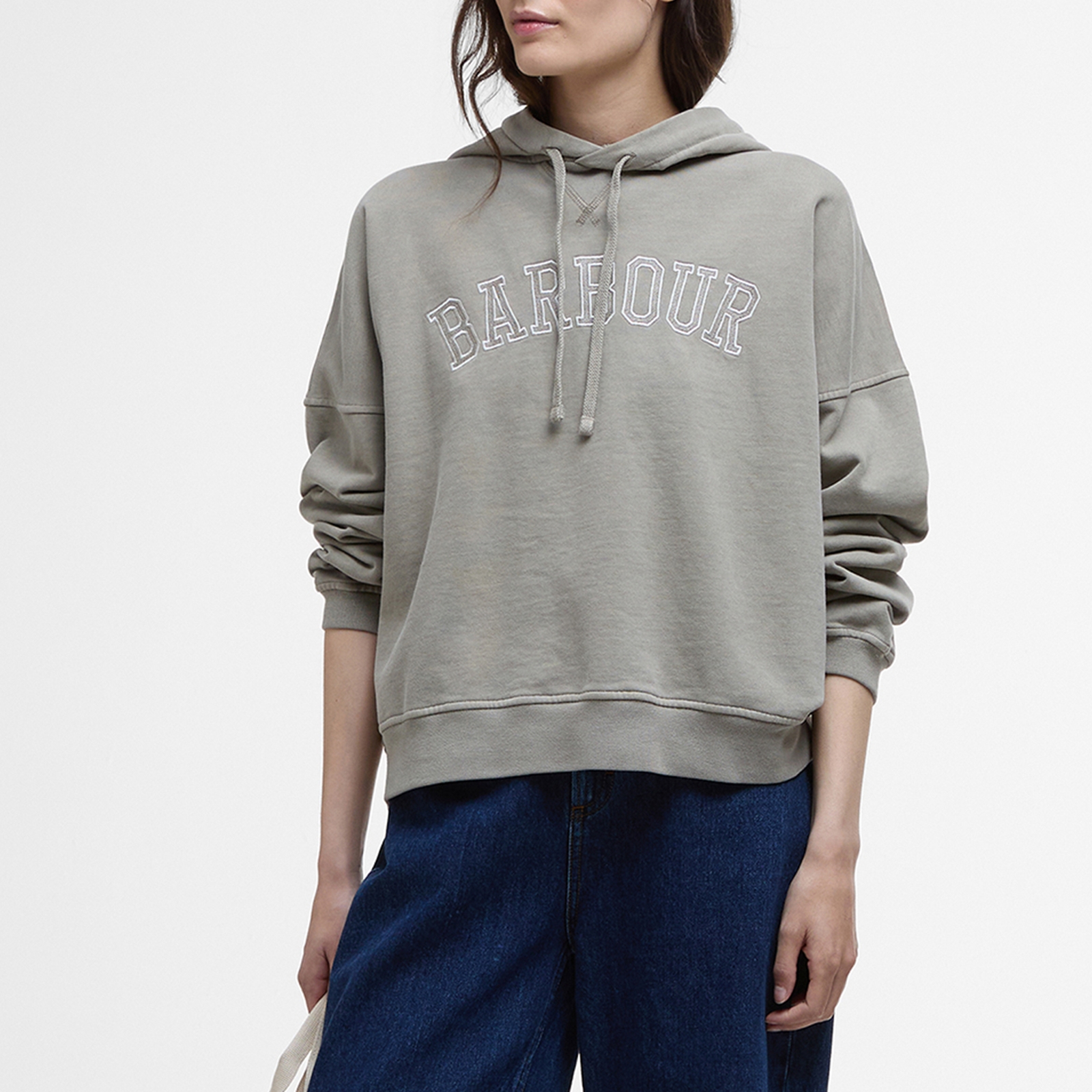 Barbour Katie Cotton-Jersey Hoodie - UK 12