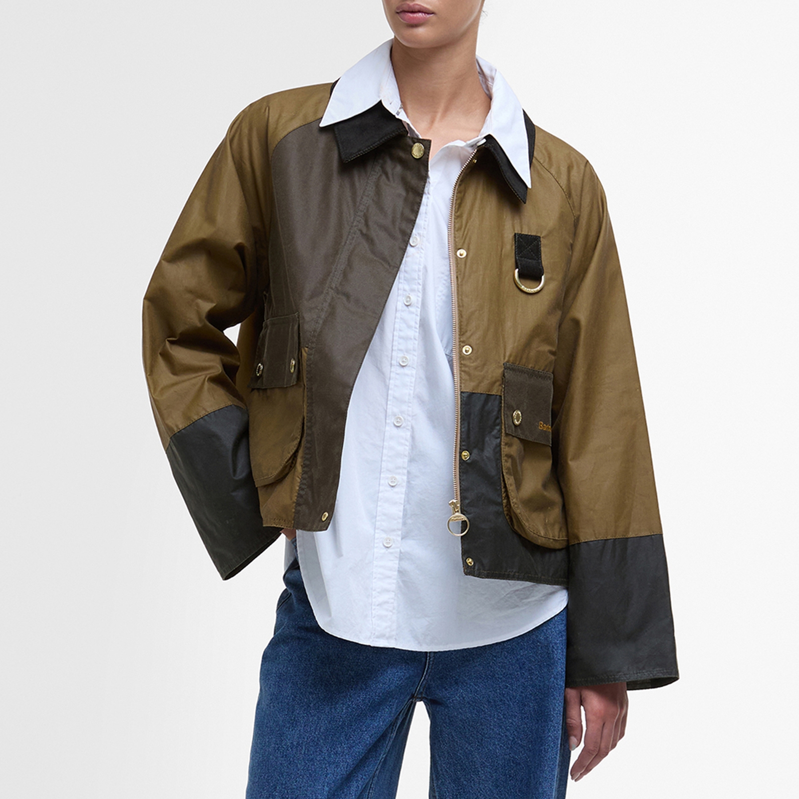 Barbour Alma Waxed Cotton Jacket - UK 12