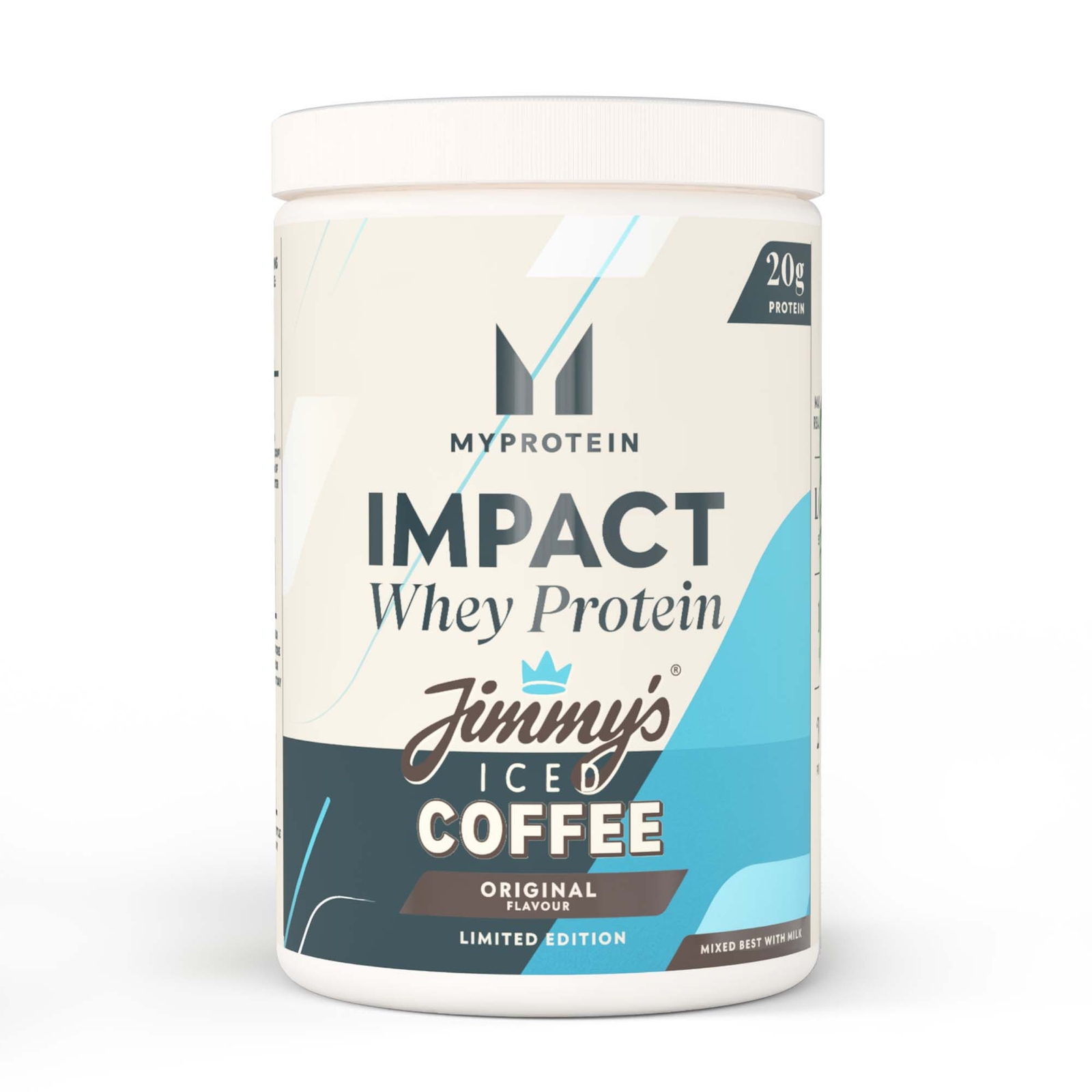 Myprotein UK MyProtein Impact Whey Protein – Jimmy’s Iced Coffee - 600G - 20servings - Jimmy's Coffee - Original