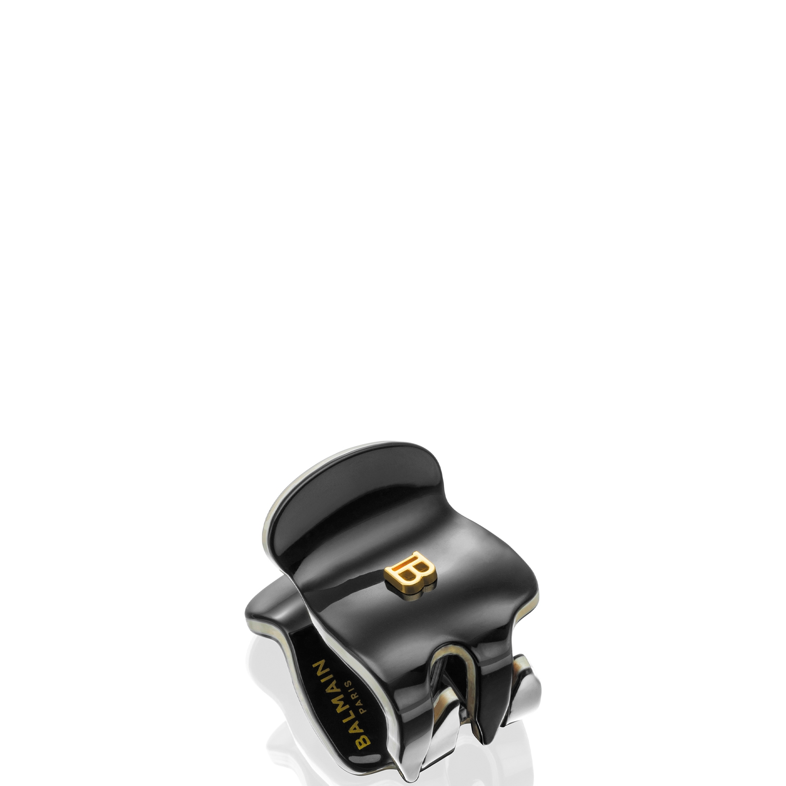 

Balmain Cellulose Acetate Pince a Cheveux Extra Small (Various Colours) - #000000 - Black/White