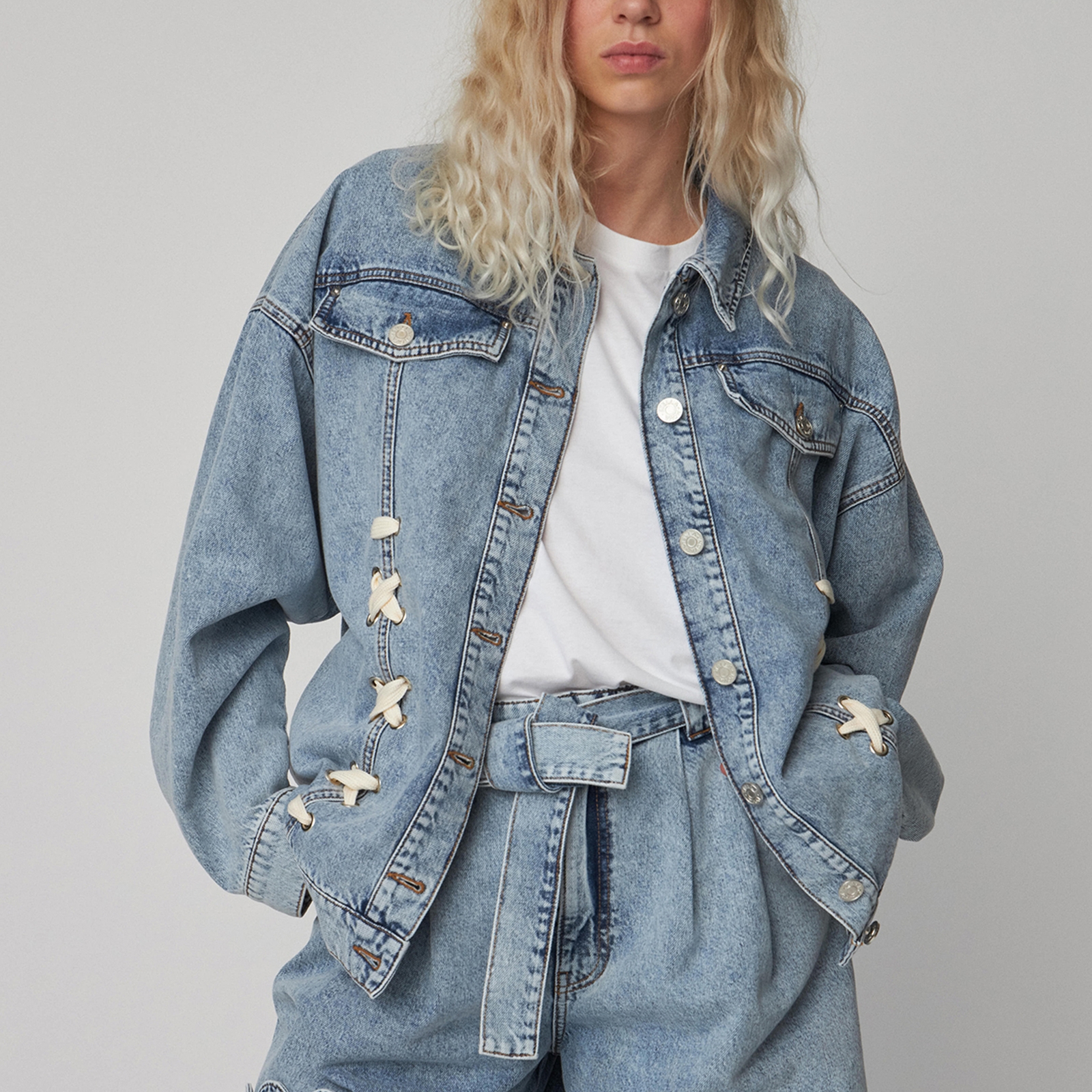Stella Nova Moon Washed Denim Jacket - XXS/S