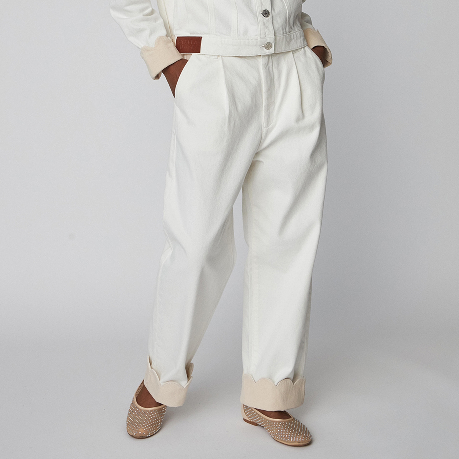 Stella Nova Two-Toned Denim Pants - DK 36/UK 10
