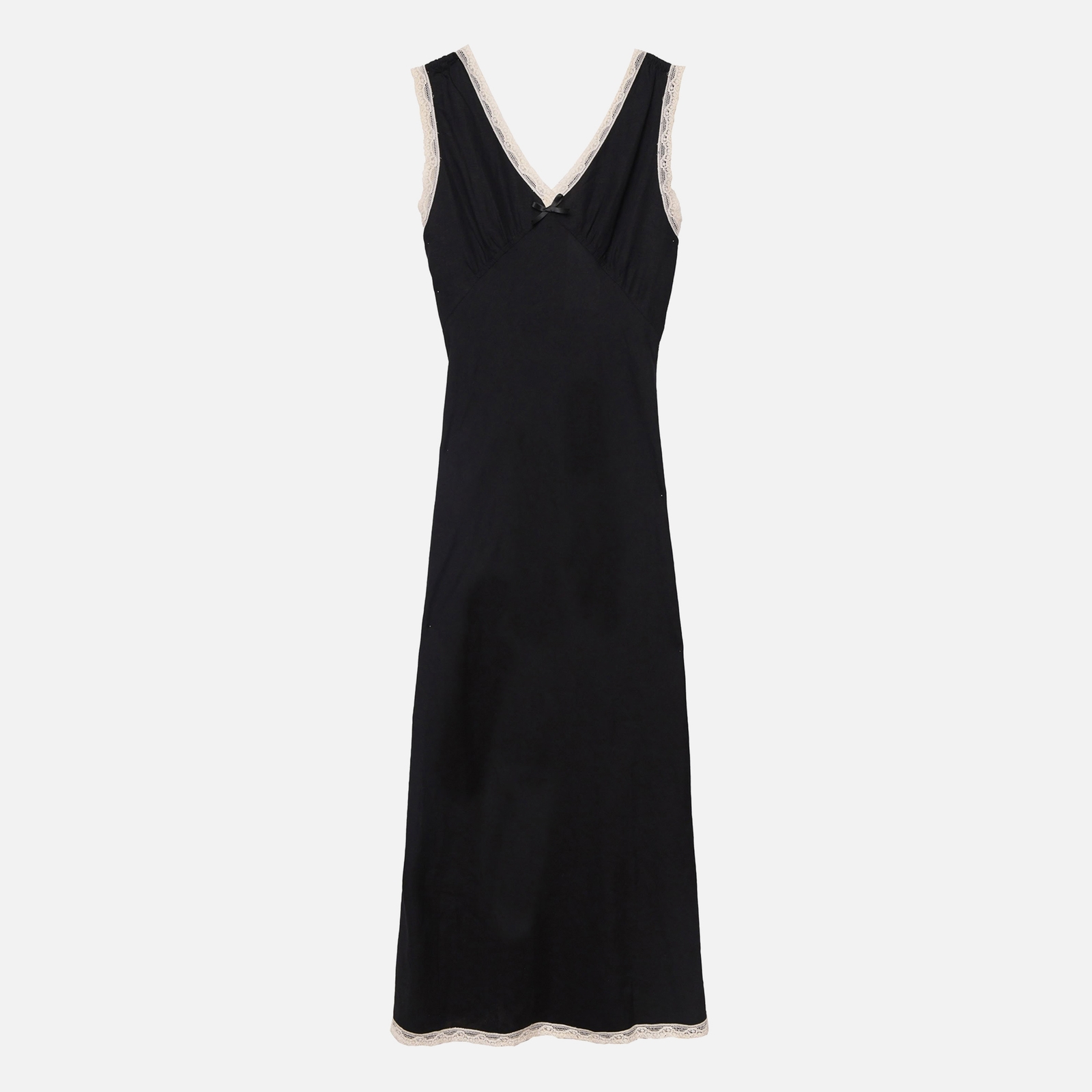 RIXO Sandrine Lace-Trimmed Crepe Dress - UK 16