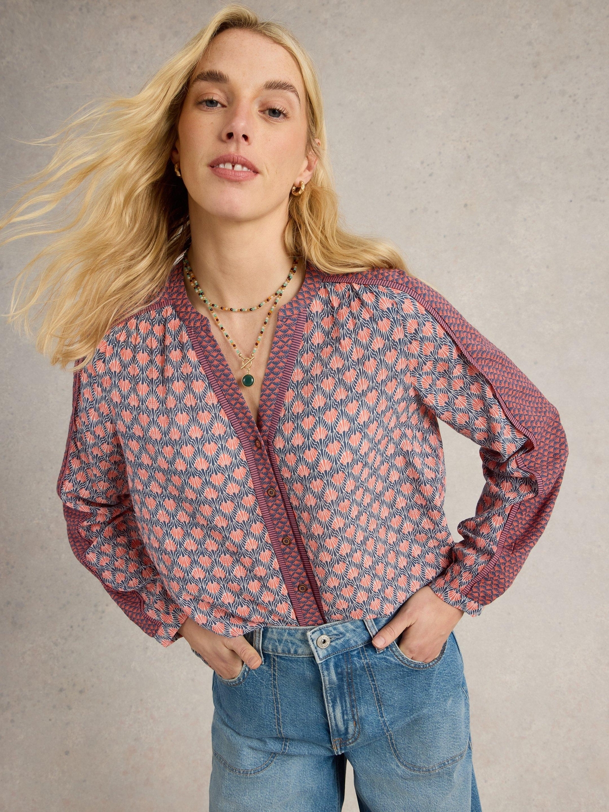 Top Mabel mit Mustermix - 34