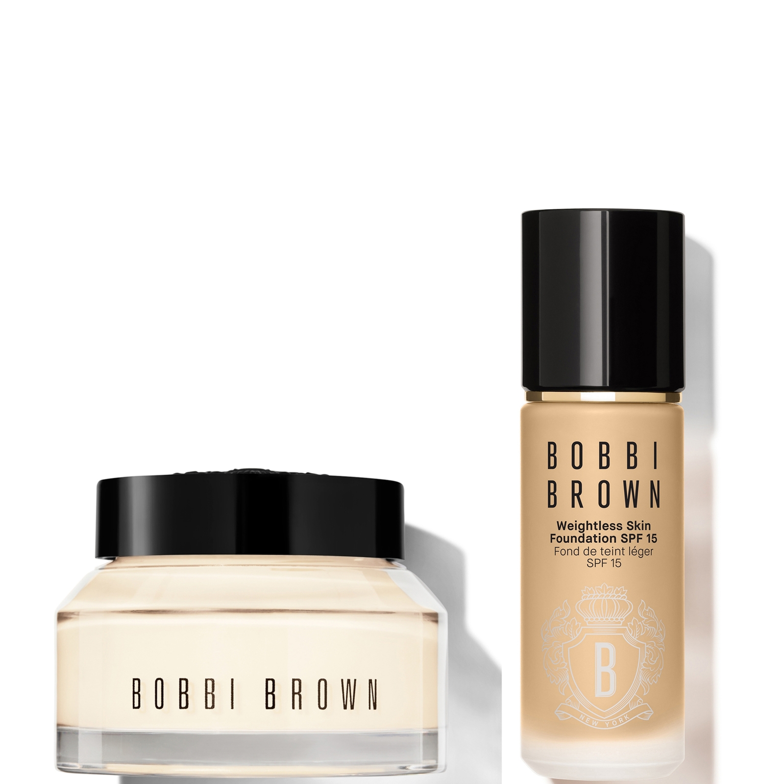 BOBBI BROWN 24-HOUR HYDRATION DUO - VITAMIN ENRICHED FACE BASE & FOUNDATION BUNDLE (VARIOUS SHADES) - NEUTRAL NA 