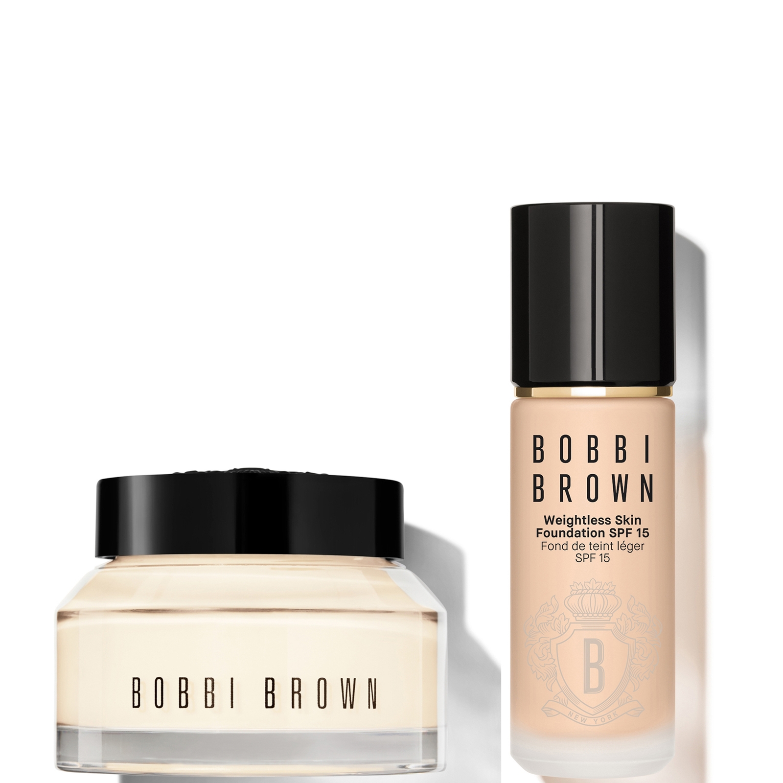 Bobbi Brown 24-hour Hydration Duo - Vitamin Enriched Face Base & Foundation Bundle (various Shades) - Porcelain In Porcelain