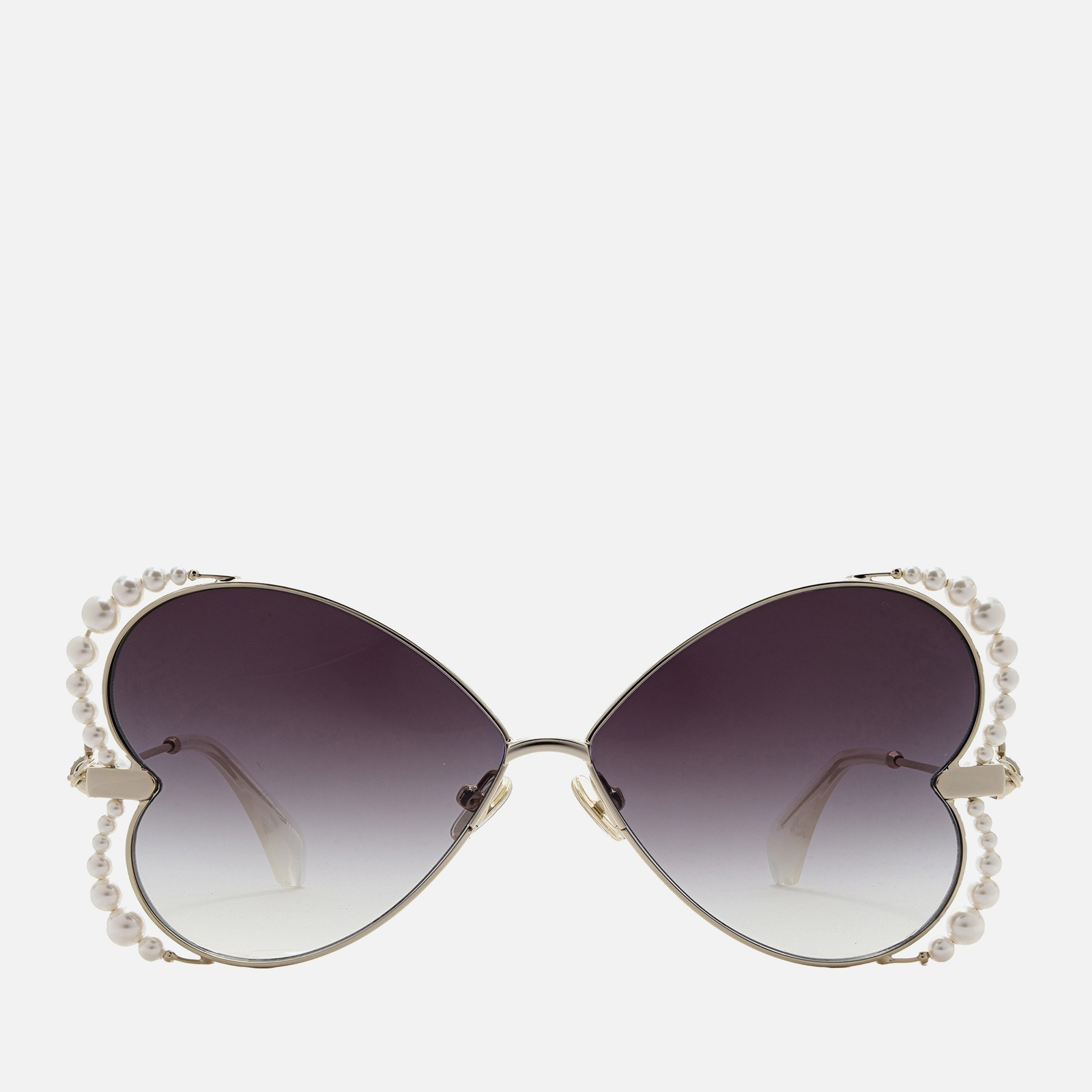 Vivienne Westwood Mitski Heart Gold-Tone Sunglasses