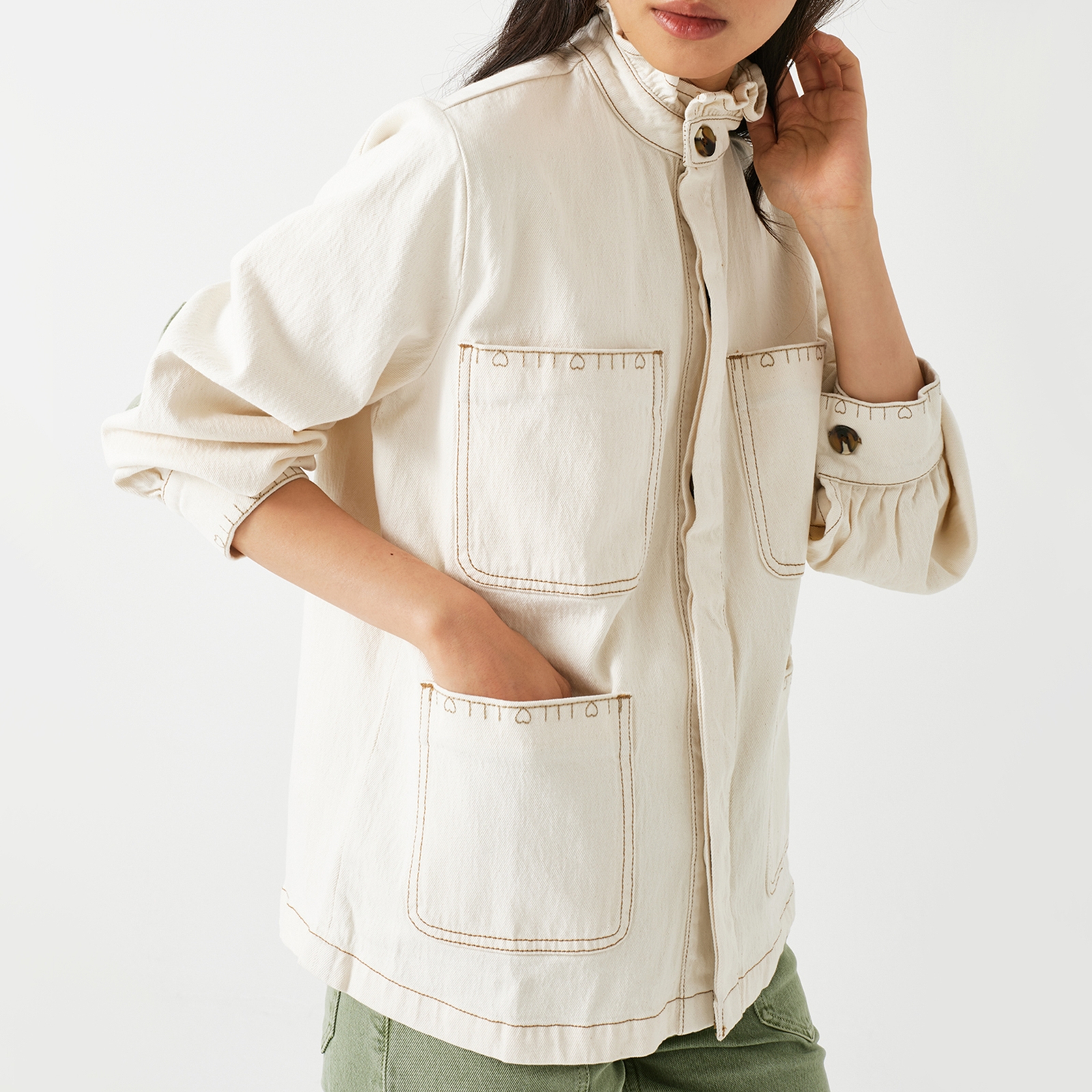 Seventy + Mochi Dear Pablo Cotton-Blend Jacket - M
