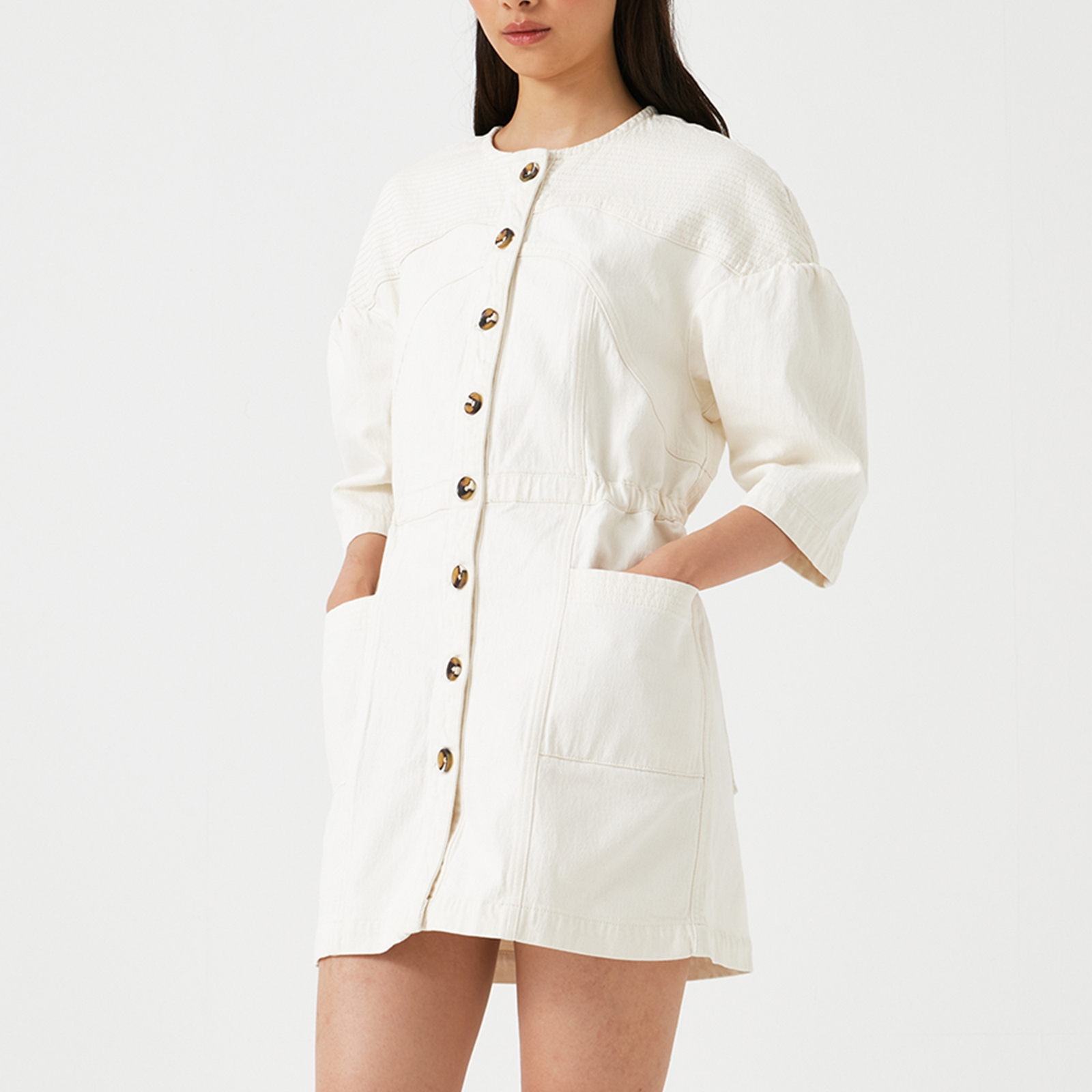 Seventy + Mochi Zaha Denim Mini Dress - M