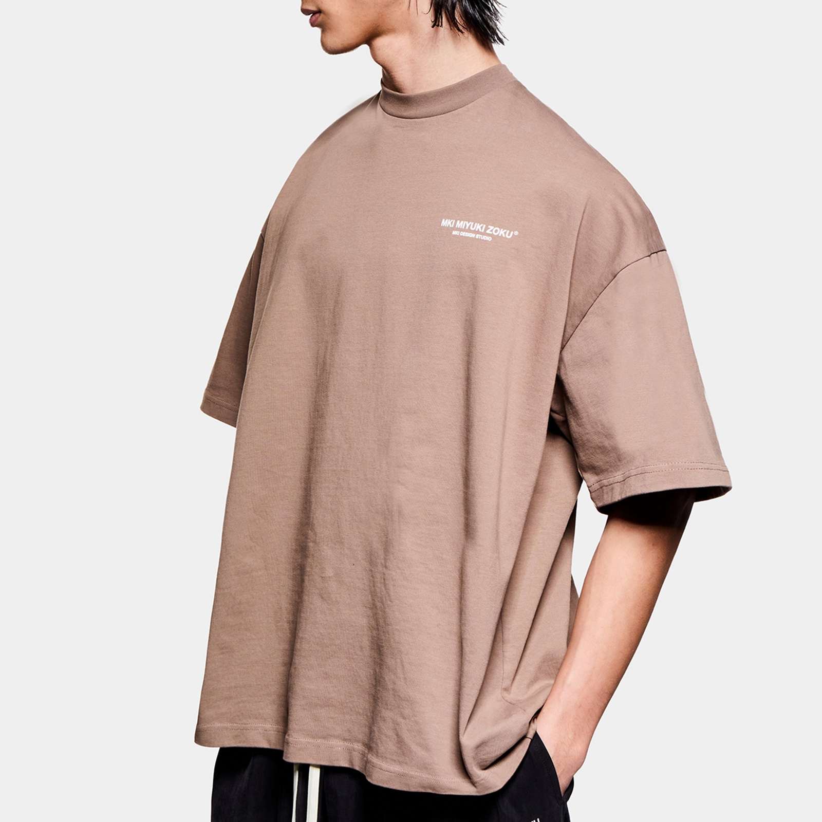 MKI MIYUKI ZOKU Design Studio Cotton-Jersey T-Shirt - XL