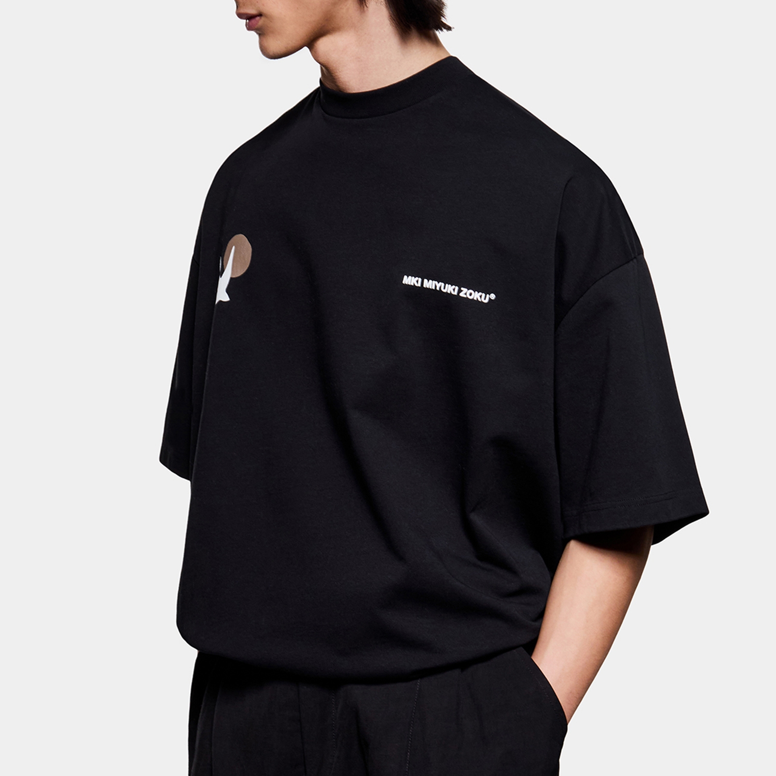 MKI MIYUKI ZOKU Swallow Cotton-Jersey T-Shirt - S