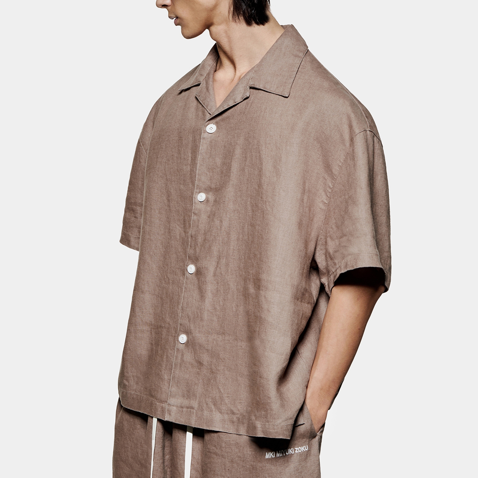 MKI MIYUKI ZOKU Vacation Linen Shirt - L
