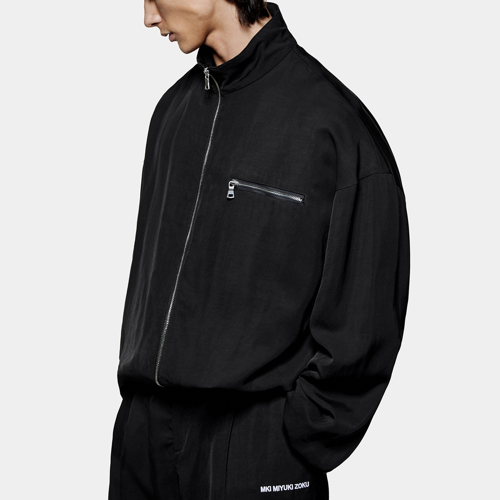 MKI MIYUKI ZOKU Rayon-Blend Track Jacket - S