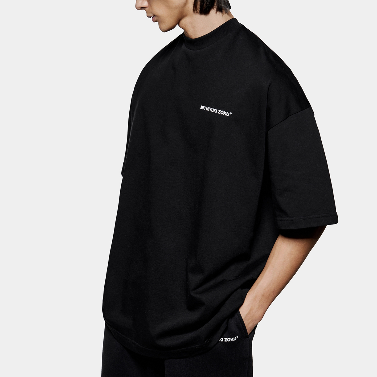 MKI MIYUKI ZOKU Uniform Cotton-Jersey T-Shirt - M