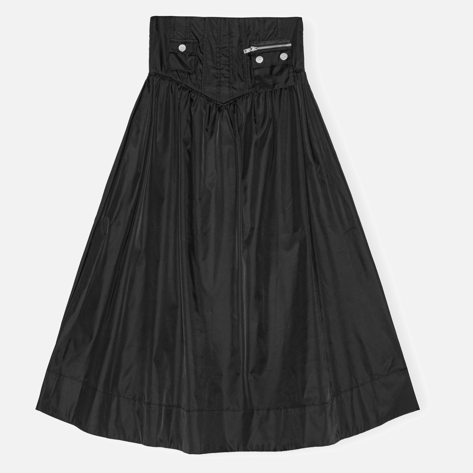 Ganni Duchesse Nylon Skirt - EU 40/UK 12
