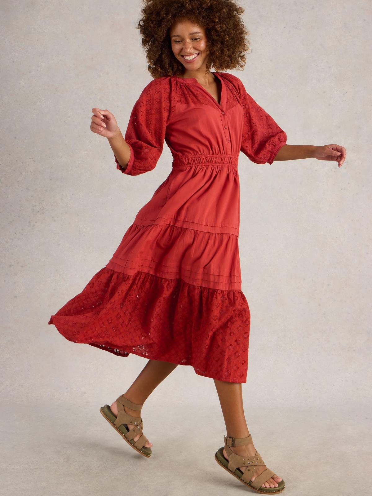 Kleid Willow mit Lochspitze - 38/R