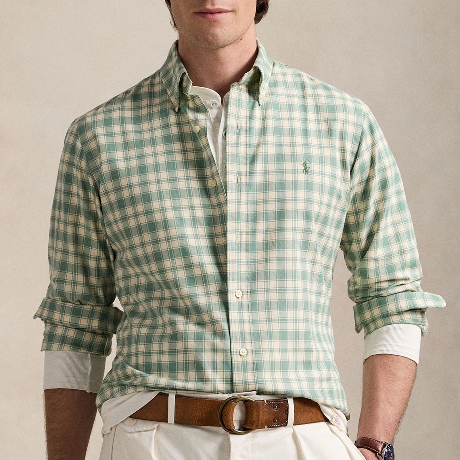 Polo Ralph Lauren Checked Cotton Shirt - M