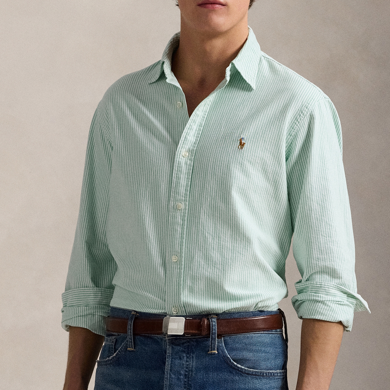 Polo Ralph Lauren Striped Oxford Cotton Shirt - S