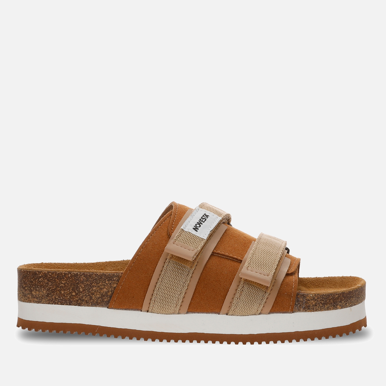 Novesta Unisex Partisan Faux Suede Slide Sandals - UK 11