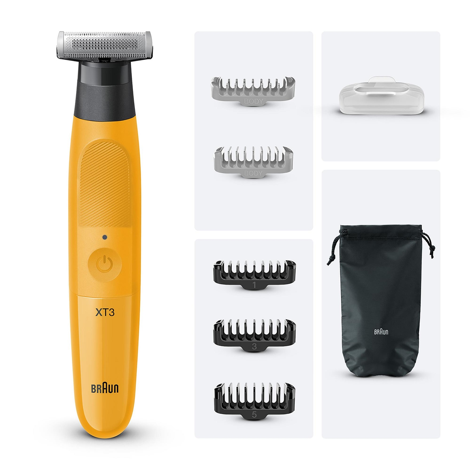 Men's Yellow Braun Hybrid Trimmer Series X Xt3205