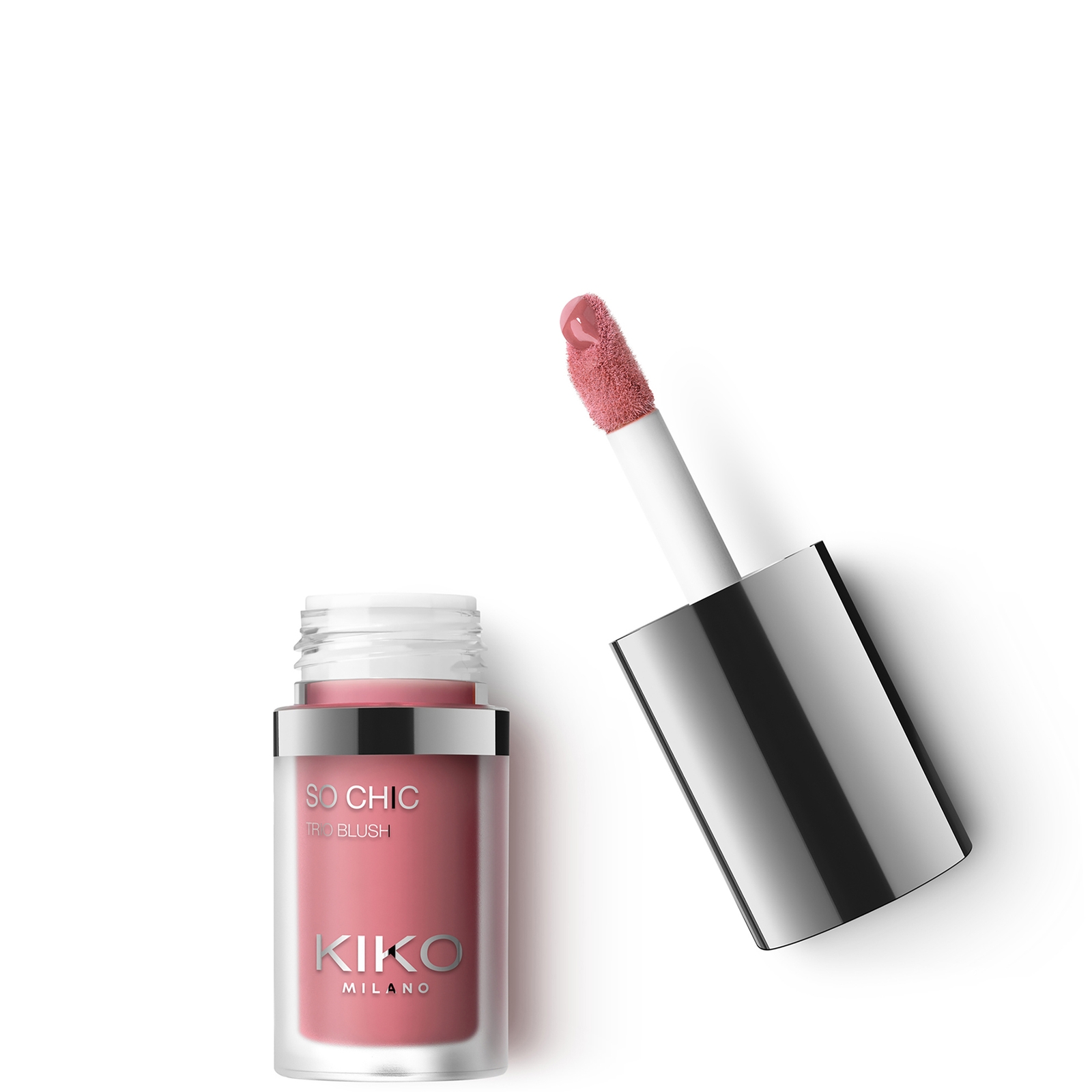 KIKO Milano So Chic Trio Blush 4.5ml (Various Shades) - 04 Ruby Bliss