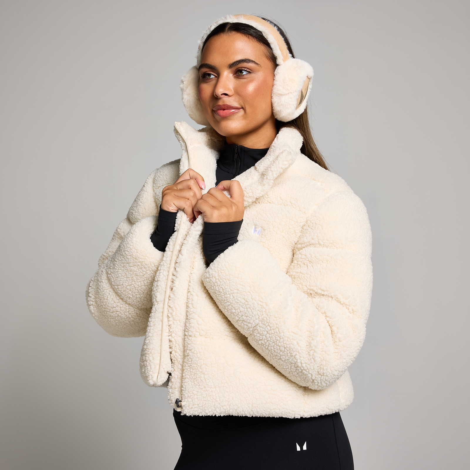 Myprotein UK MyProtein MP Ear Muffs - Soft Cream/Almond