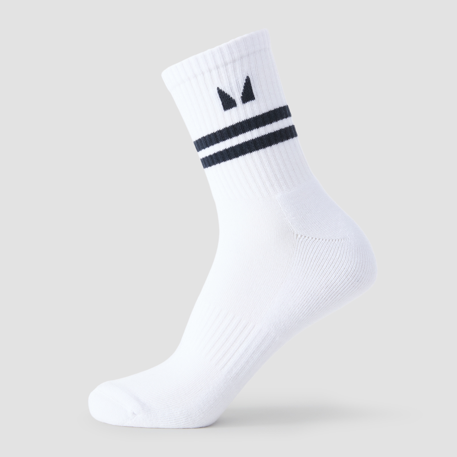MP Stripe Retro Crew Socken (3er Pack) – Schwarz/Dunkles Smaragdgrün/Dunkles Saphirblau - UK 12-14