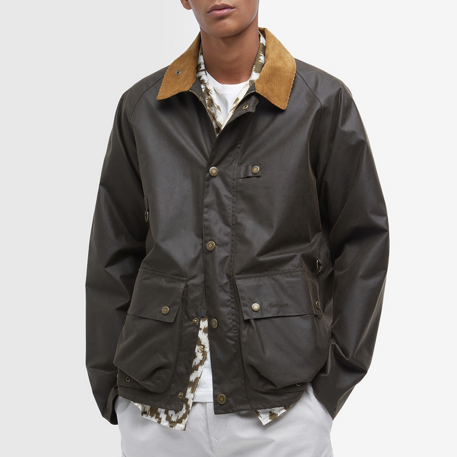 Barbour Men’s Utility Spey Wax Jacket – Olive