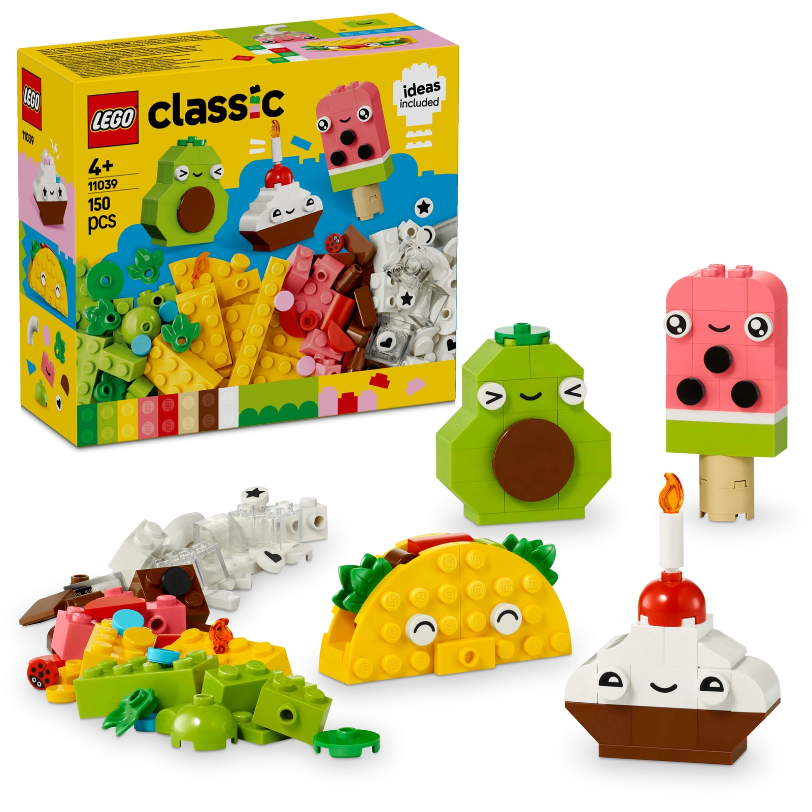 LEGO Classic Creative Food Friends Building Toy Set 11039
