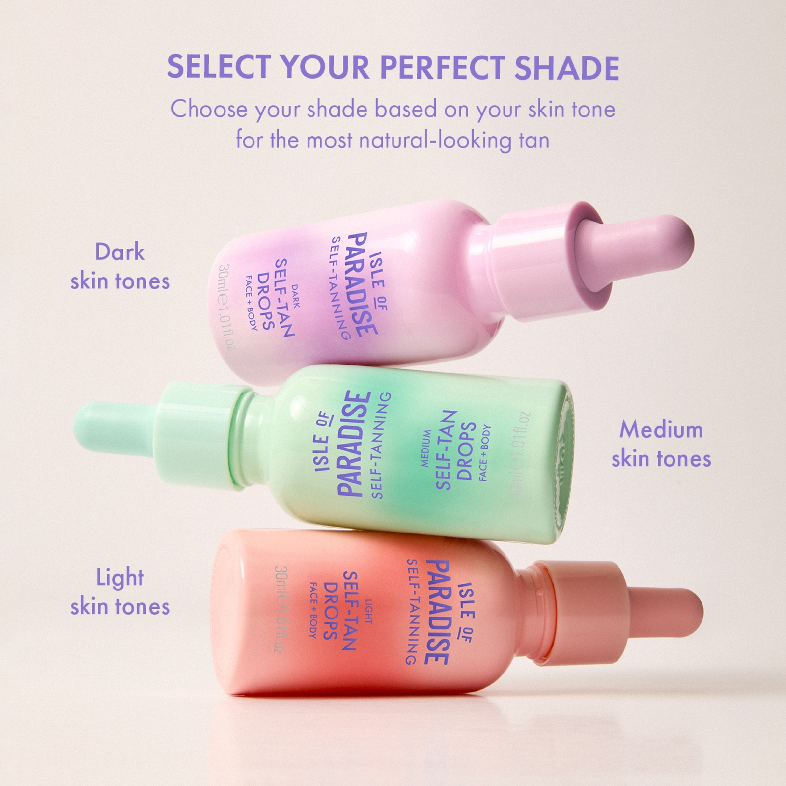Thumbnail - Isle of Paradise Self Tanning Drops 2.0 Light 30ml