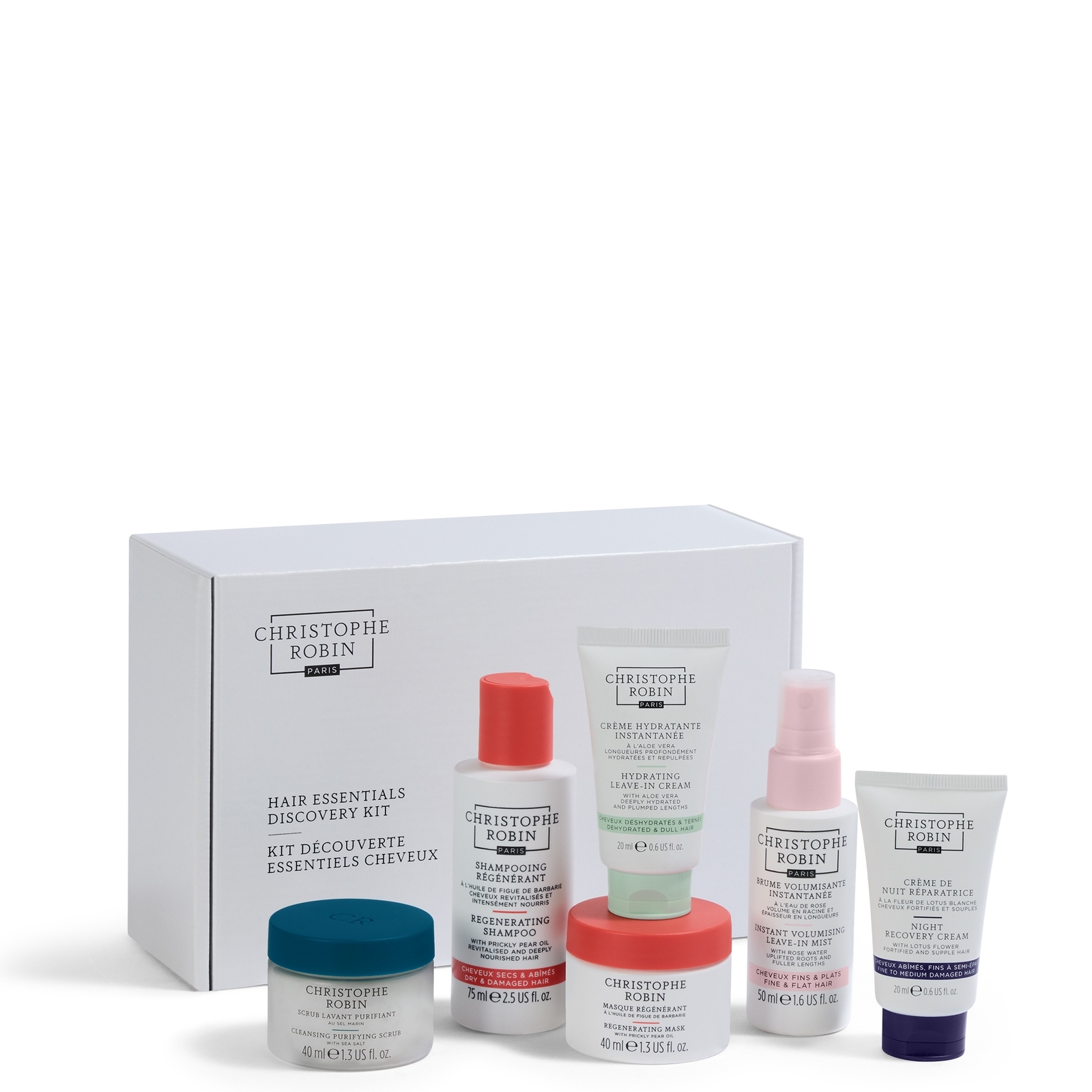 Christophe Robin Hair Essentials Discovery Kit (worth £66.00)