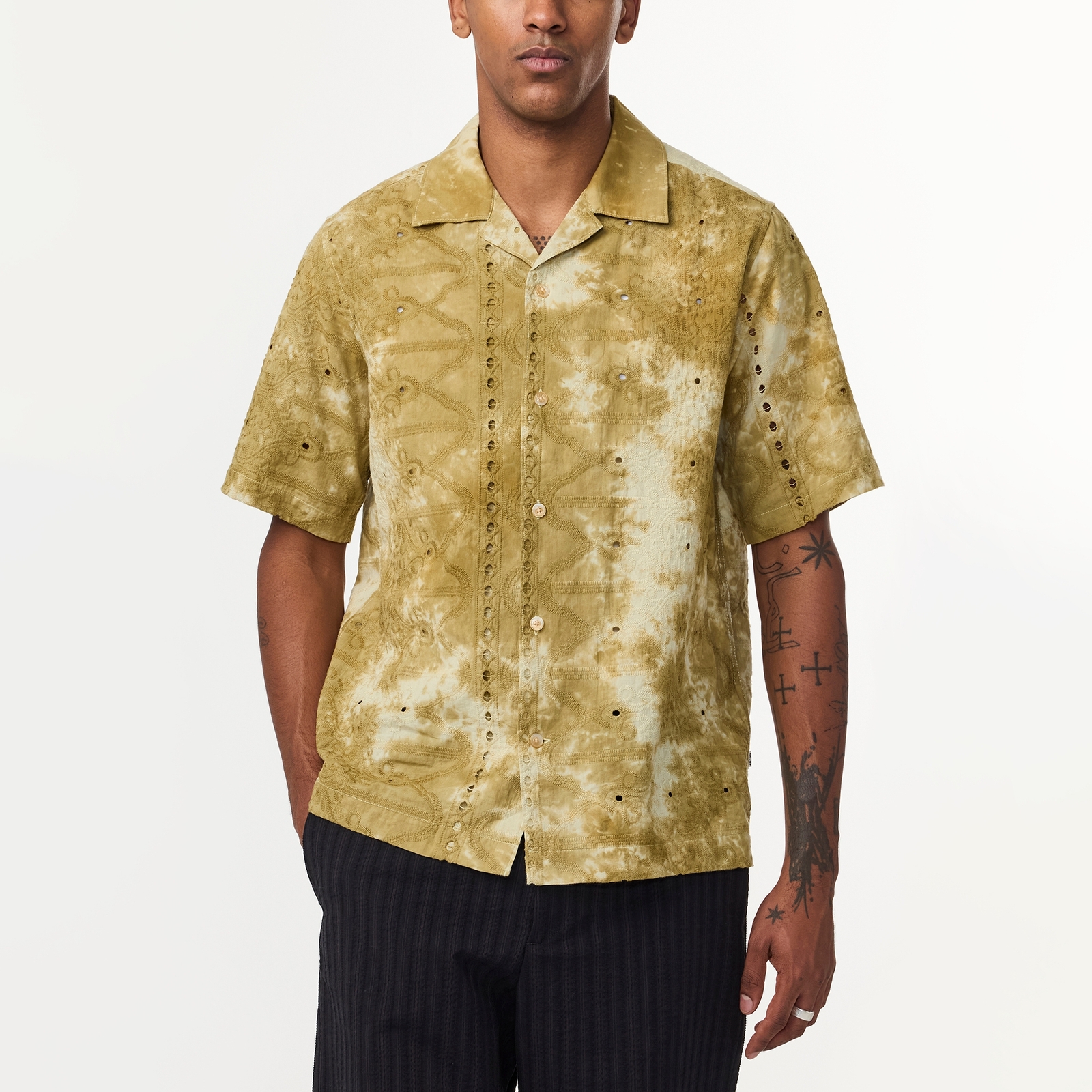 NN.07 Broderie Anglaise Julio Shirt - XL