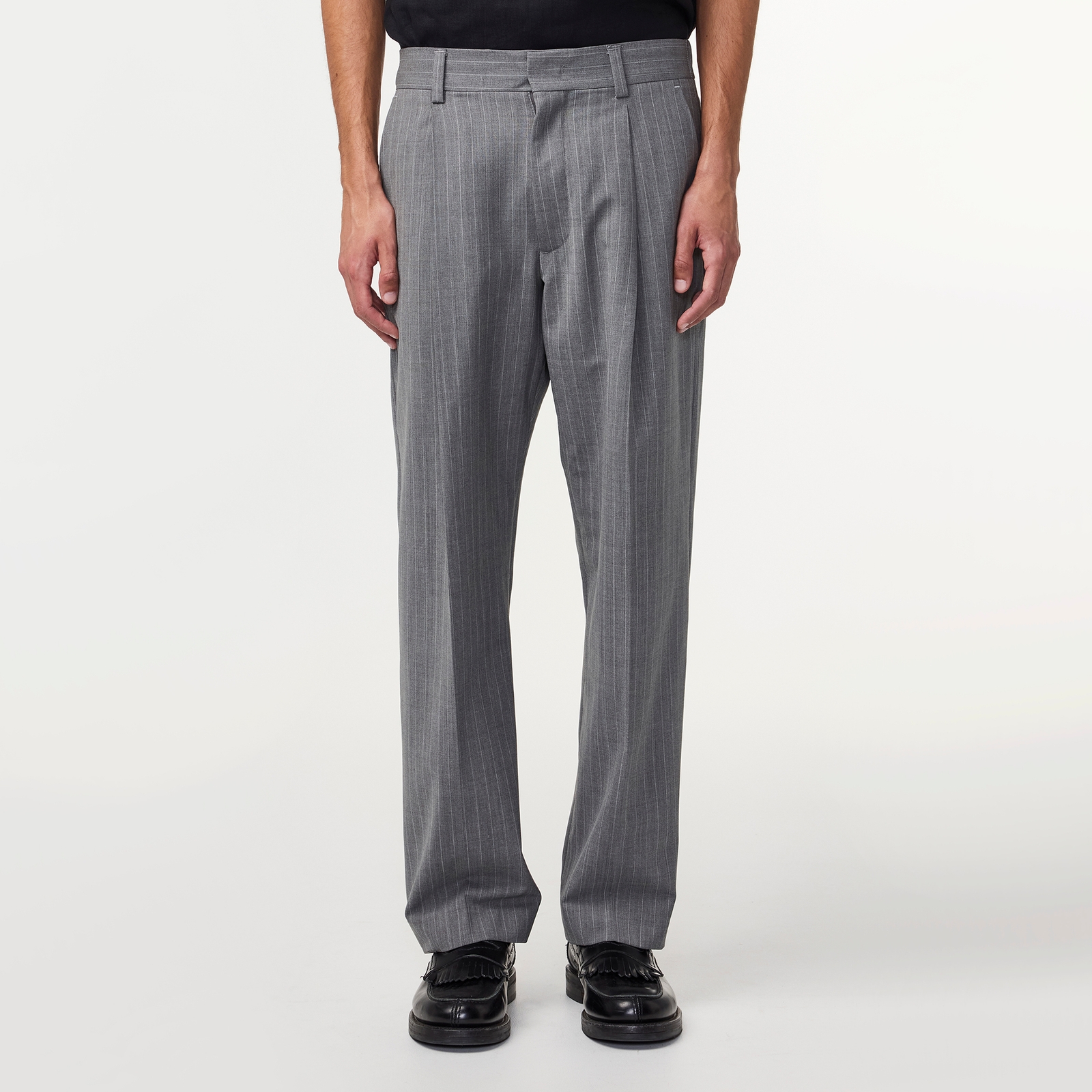 NN.07 Kay Pinstriped Woven Trousers - W30/L32