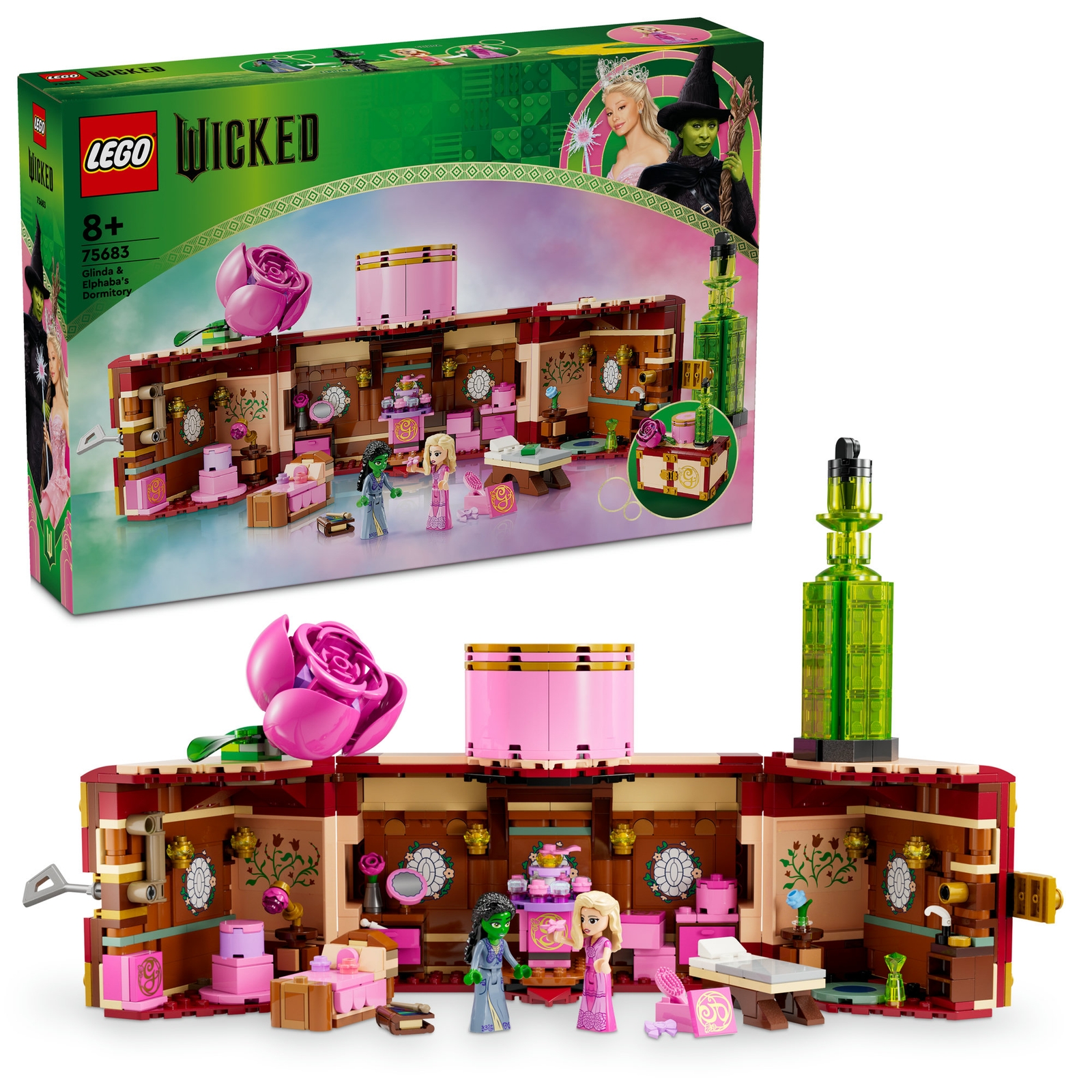LEGO Wicked Glinda & Elphaba's Dormitory, Movie Set 75683