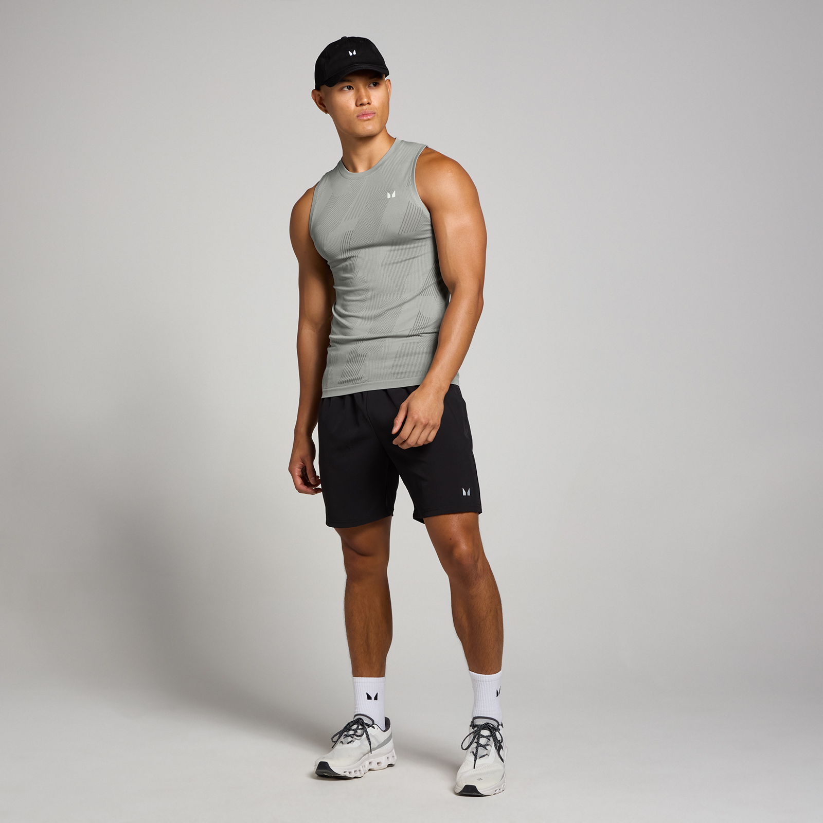 5059883399454 - MP Herren Tempo nahtloses Tanktop mit Grafikelement – Storm - M 5059883399454 - MP Herren Tempo nahtloses Tanktop mit Grafikelement – Storm - M