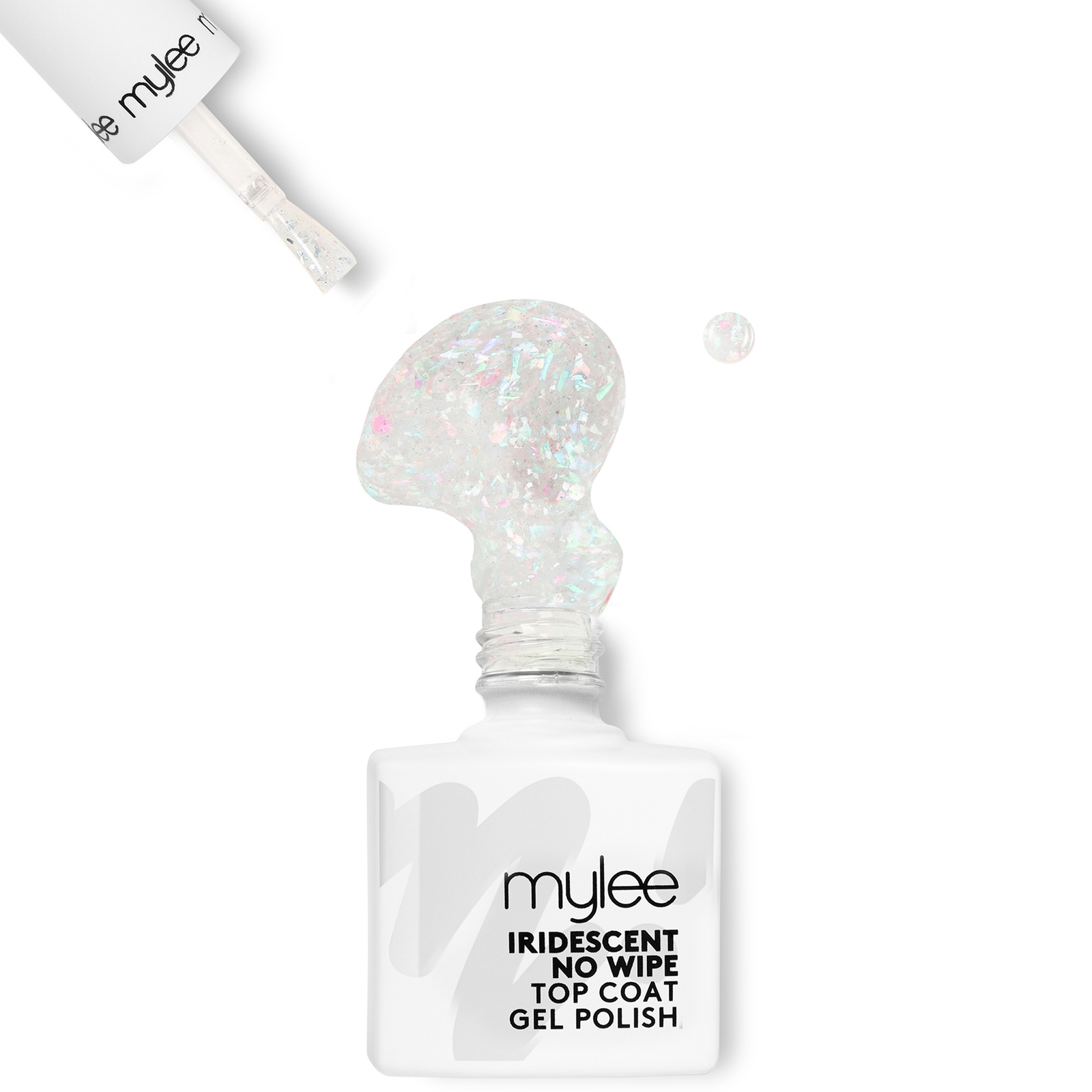 

Mylee Gel Nail Polish Iridescent No Wipe Top Coat