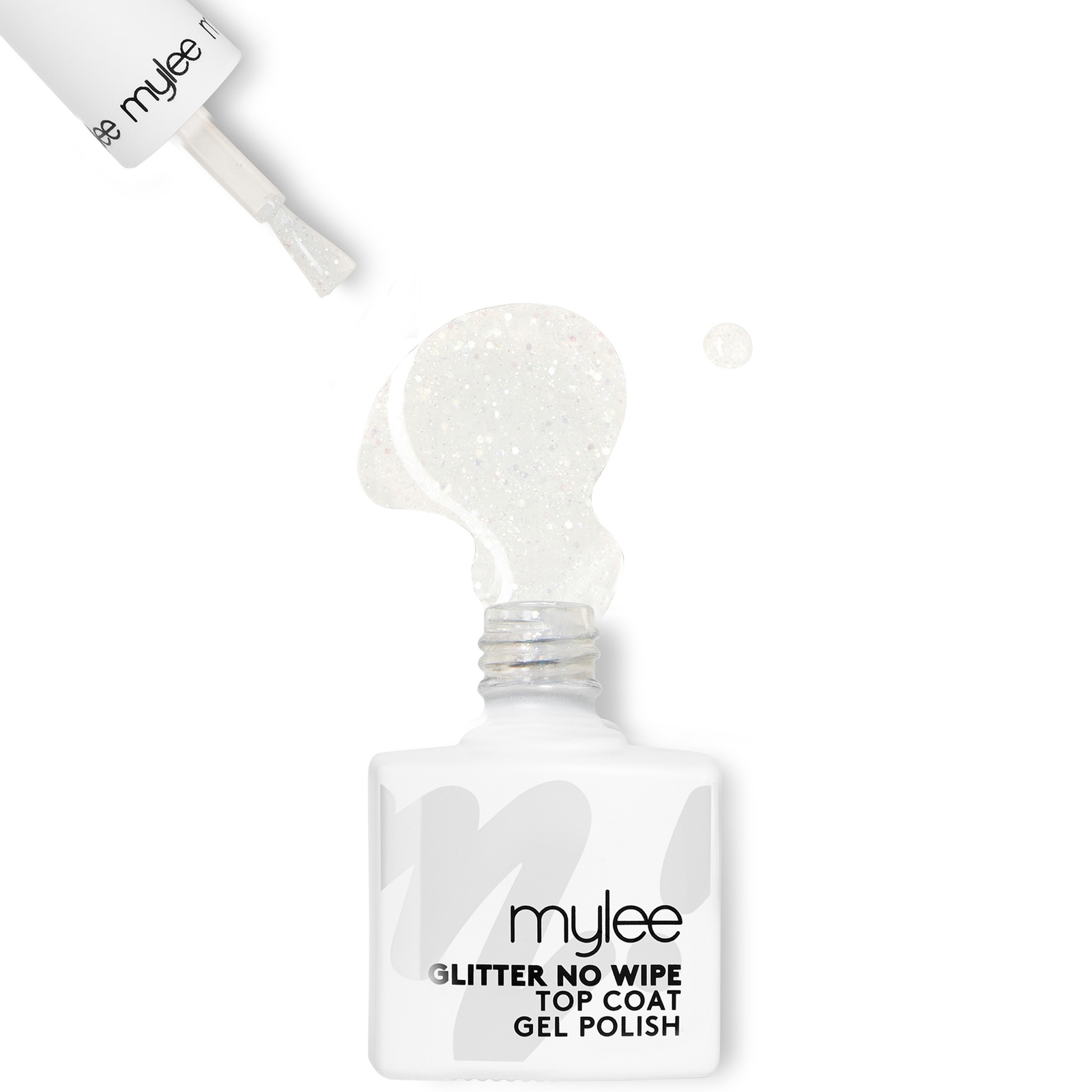 

Mylee Gel Nail Polish Glitter No Wipe Top Coat