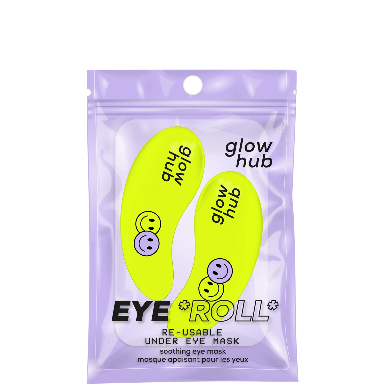 

Glow Hub Eye Roll Reusable Under Eye Mask 1pk