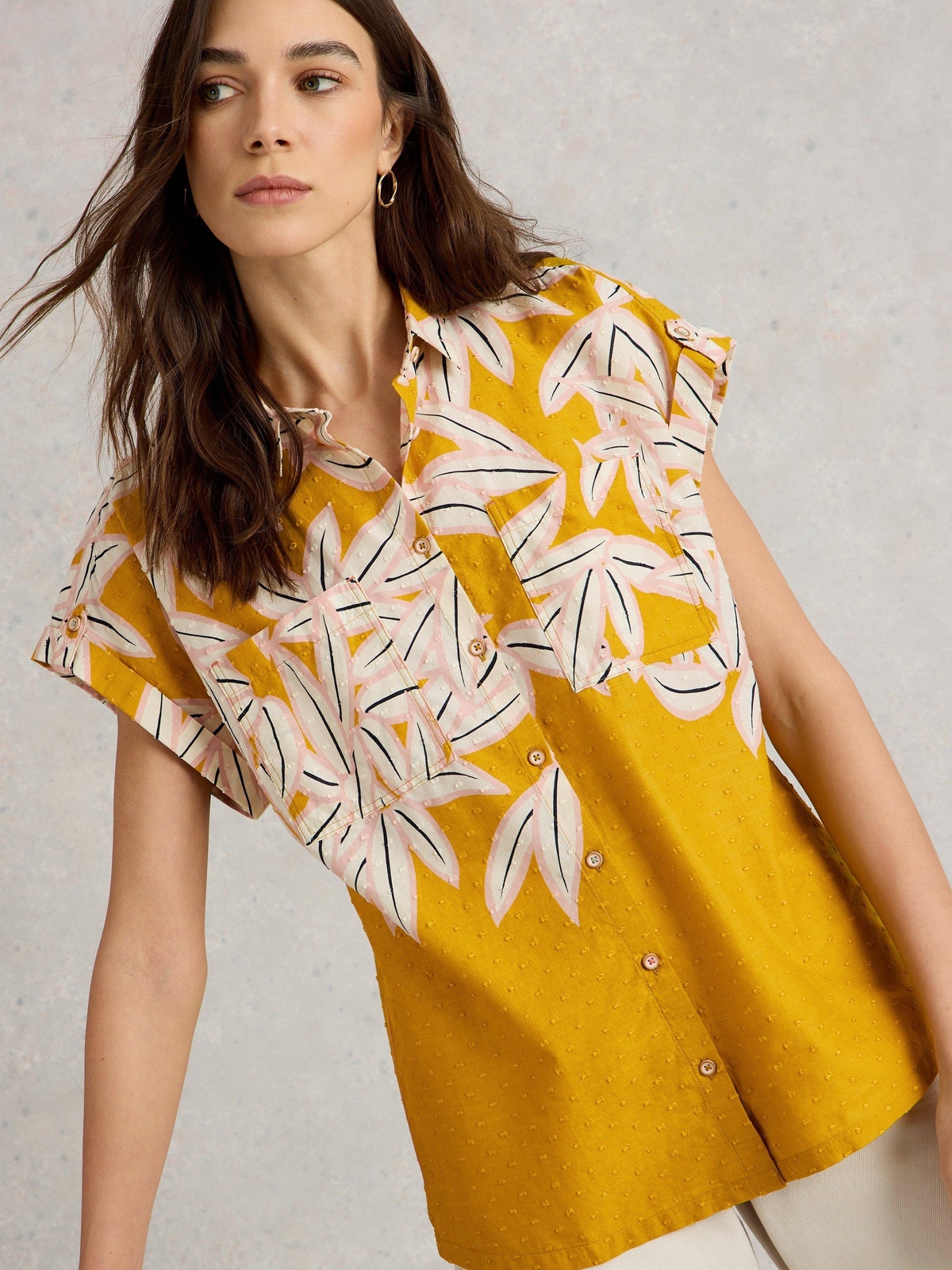 Bluse Ellie aus Bio-Baumwolle - 38