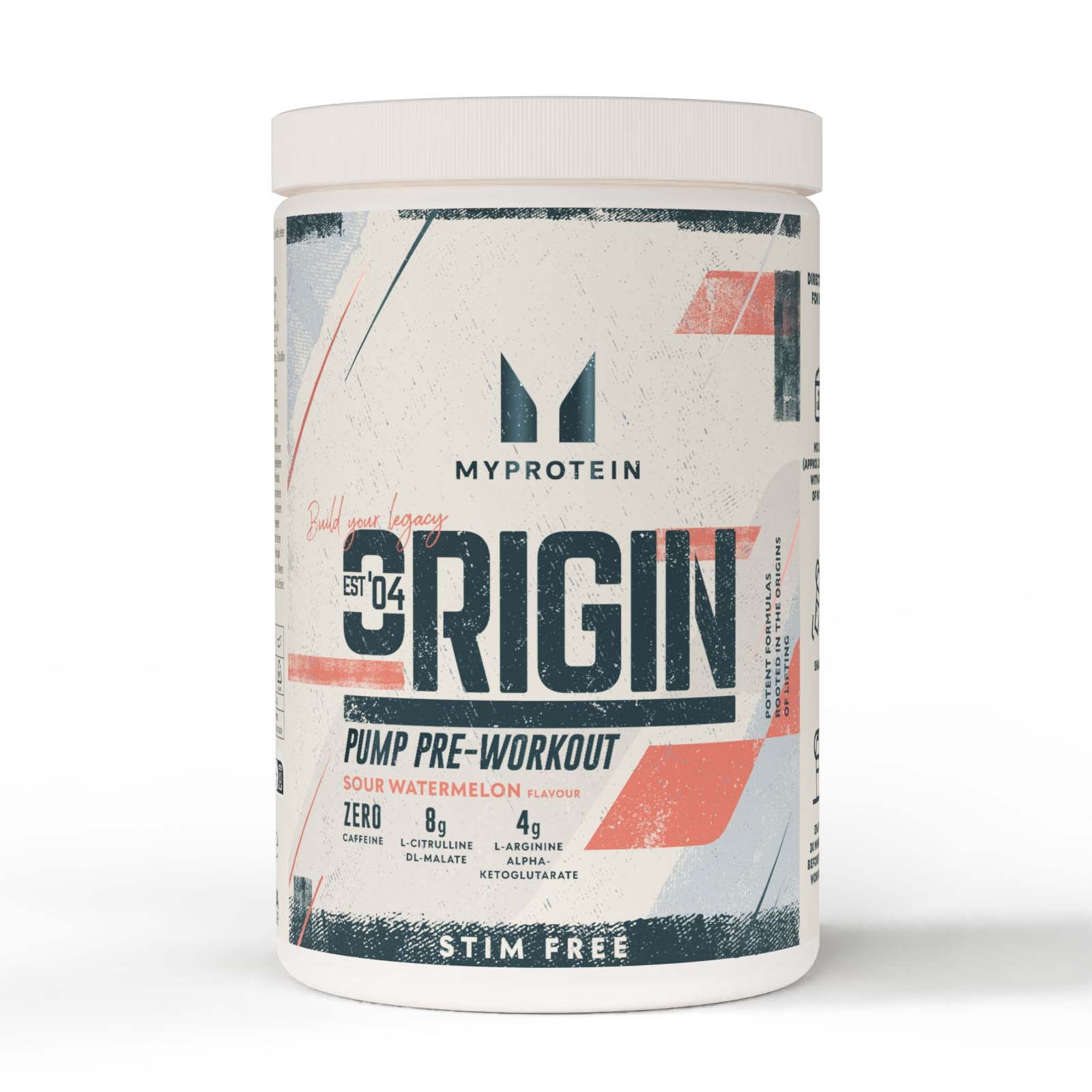 Origin Pre-Workout Pump | Stim Free - 600g - Sour Watermelon